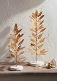 Large Gold Metal Leaf Tree