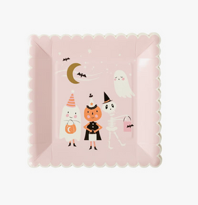 Ghoul Gang Scene Scalloped Plates