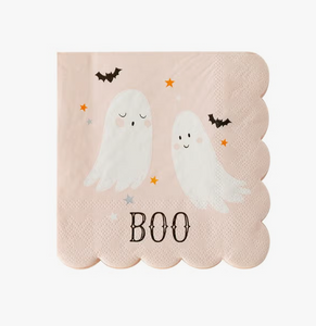 Boo Ghosts Beverage Napkins