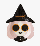 Hey Pumpkin Pink Witch Diecut Plates