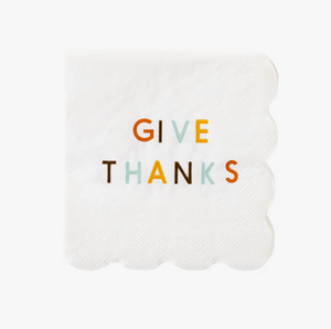 Harvest Give Thanks Beverage Napkins