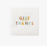 Harvest Give Thanks Beverage Napkins