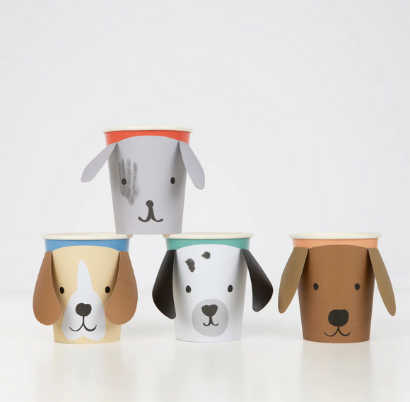 Puppy Paper Cups