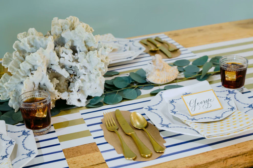 Navy Stripe Placemats