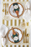 Gold Classic Striped Table Runner