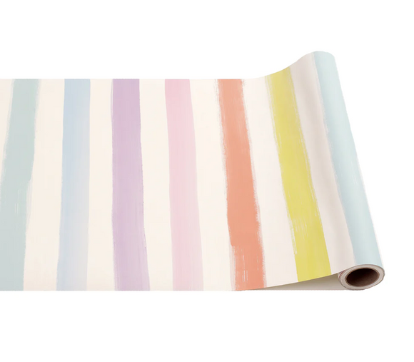 Sorbet Painted Stripe Table Runner