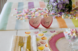 Sorbet Painted Stripe Table Runner