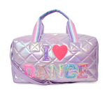 I Heart Dance Quilted Duffle Bag