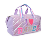 I Heart Dance Quilted Duffle Bag