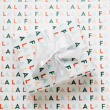 Fa La La Lettered Wrapping Paper Roll