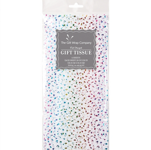 Colorful Confetti Foil Tissue Paper