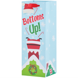 Bottoms Up Santa Wine Bottle Bag