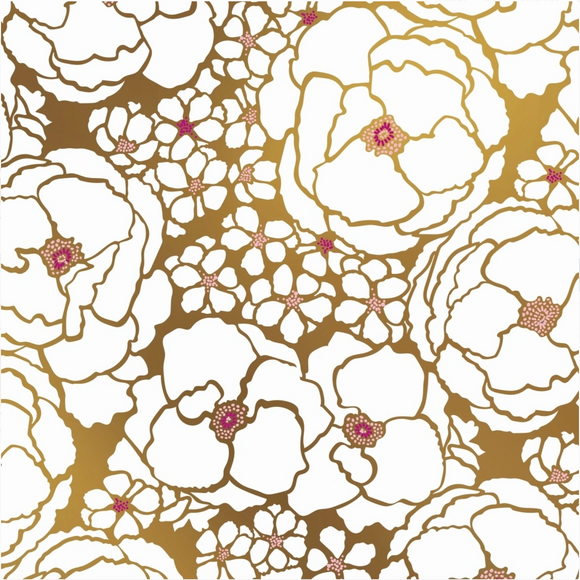 Golden Bliss Wrapping Paper