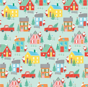 Santa's Village Jumbo Wrapping Paper Roll