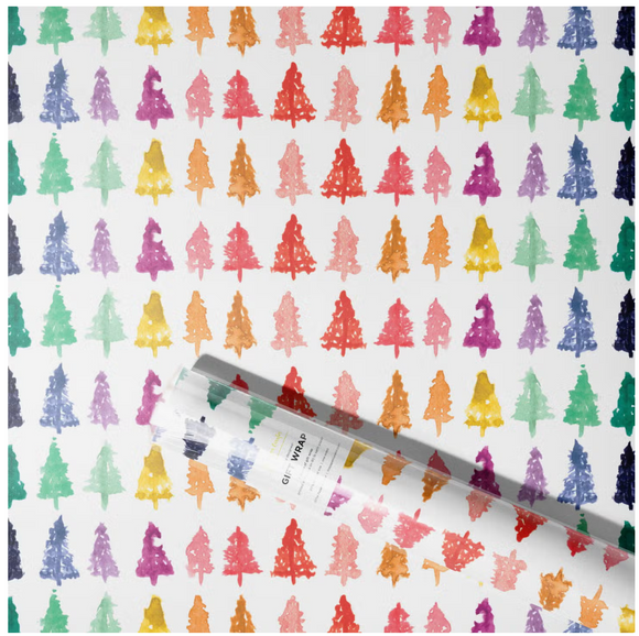 Rainbow Trees Wrapping Paper