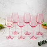 Light Pink Wine Glass