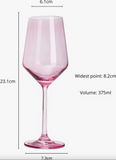 Light Pink Wine Glass