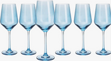 Light Blue Wine Glass