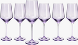 Light Purple Wine Glass