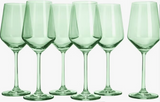 Mint Green Wine Glass