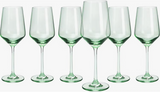 Mint Green Wine Glass