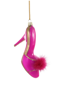 Hot Pink High Heel Ornament