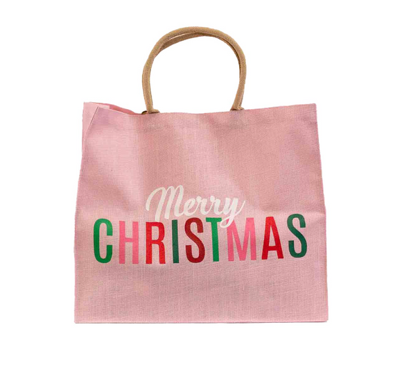 Merry Christmas Candy Carryall Tote