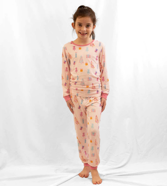 Kid's Twinkle Tree Long Sleeve Pajamas