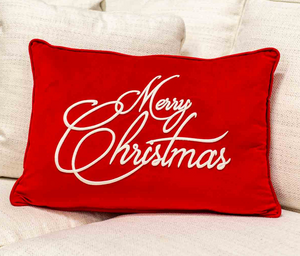 Merry Christmas Traditions Pillow