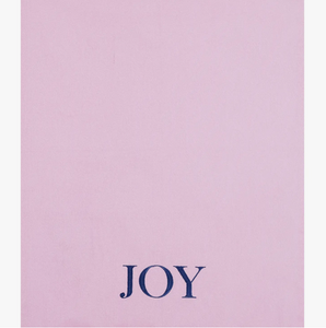 Joy Scalloped Tea Towel