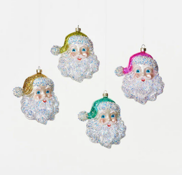 Cheerful Santa Ornament