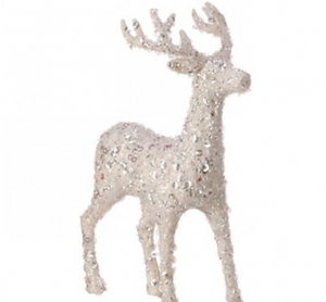 Large Standing Sequin Deer