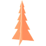 Acrylic Christmas Trees - Pink/Orange/Yellow