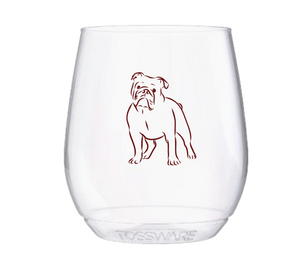 Bully Outline Shatterproof Wine Glasses