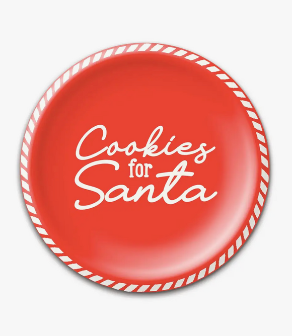 Cookies For Santa Plates