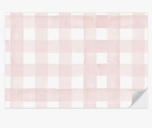 Blush Gingham Placemat Pad