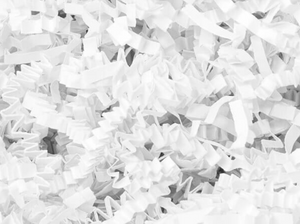 White Crinkle Cut Shredded Paper - 8 oz Bag