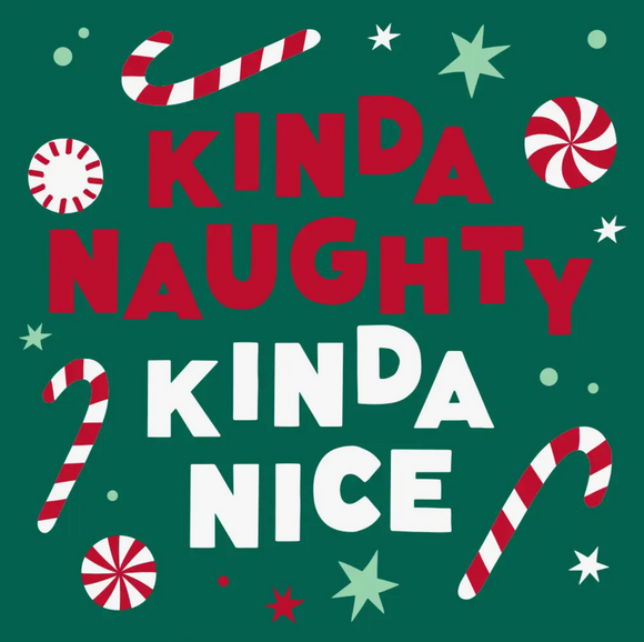 Kinda Naughty Kinda Nice Beverage Napkins