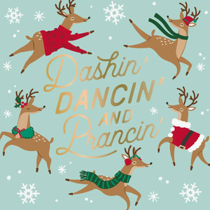 Dashin' Dancin' And Prancin' Beverage Napkins