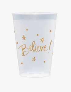 Believe Shatterproof Cups