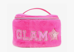 Glam Fuchsia Plush Bag