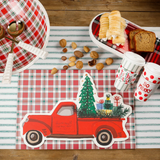 White/Red/Green Plaid Placemats