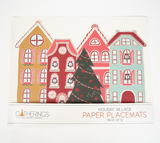 Holiday Village Paper Placemats