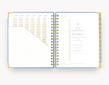 2024 Daily Planner: Chambray Bookcloth