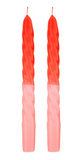 Red & Pink Taper Candles