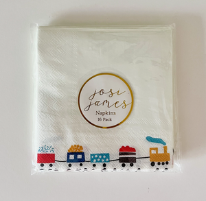 Train Beverage Napkins