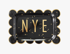 NYE Scalloped Dinner Plates