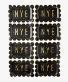 NYE Scalloped Dinner Plates