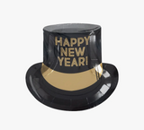 Happy New Year Hat Diecut Plates