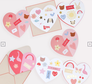 Heart Valentine Cards & Stickers